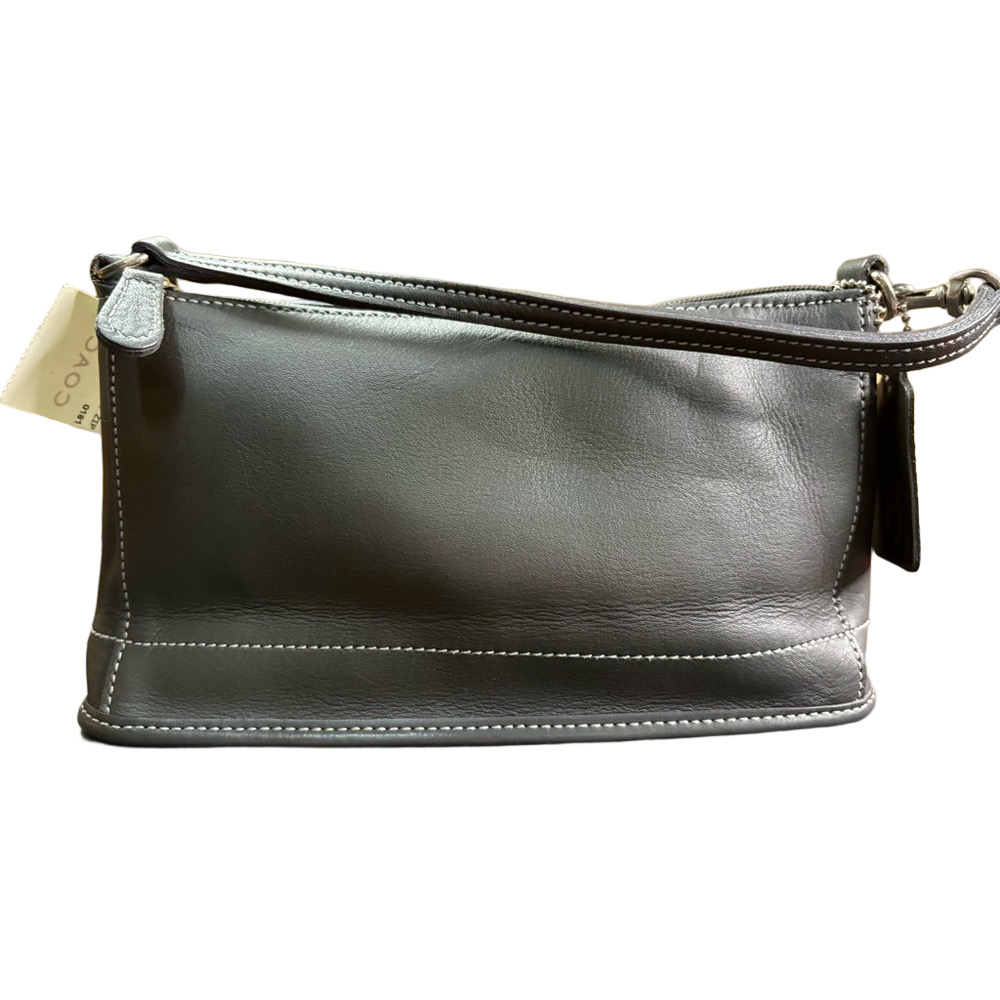 COACH Bleecker Demi Zip Shoulder Bag 9311 Black Leather NWT Y2K Vintage - Picture 12 of 16